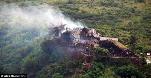 Всё, что осталось от фешенебельной резиденции, в которой гостила голливудская звезда