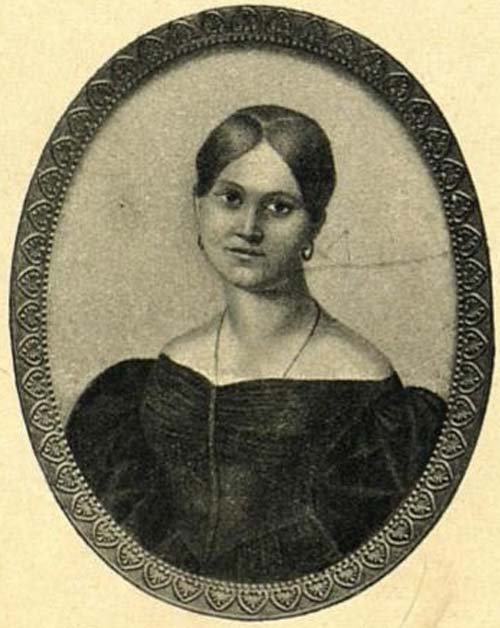 Анна Керн в 1840-х годах, художник неизвестен