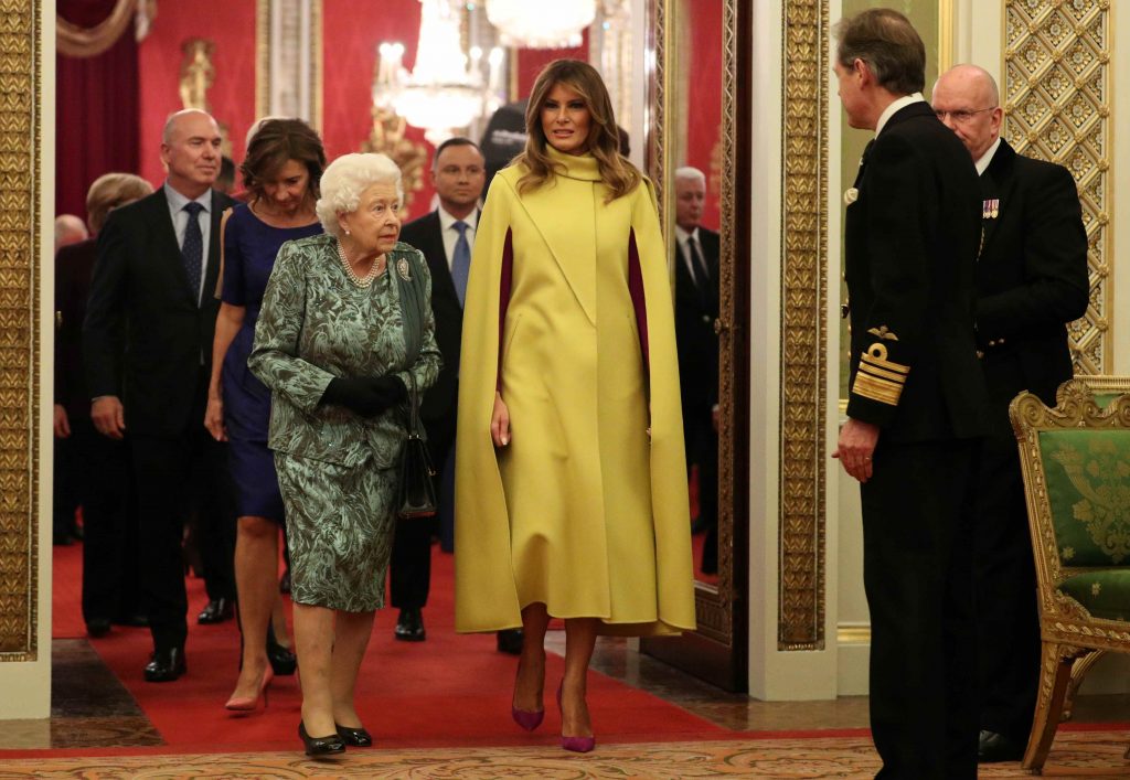 Мелания Трамп и королева Елизавета