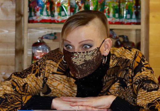 Принцесса Шарлен вызвала удивление своей прической