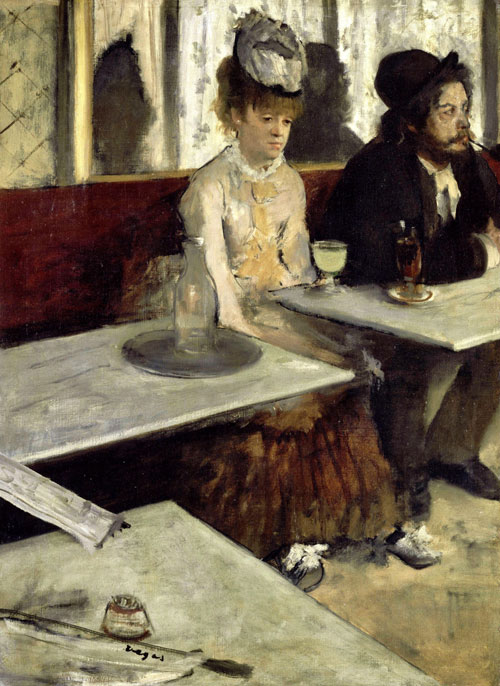 «Абсент» (1875-1876 г.г., Музей Орсе, Париж)