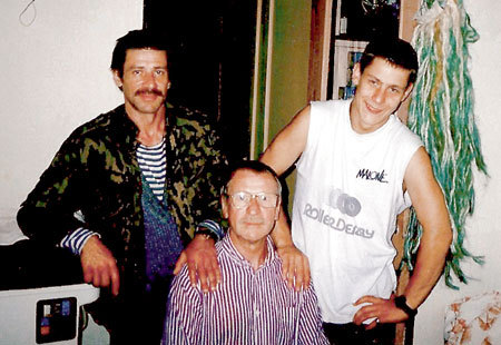 Три поколения КРАСКО: сын Андрей, отец Иван и внук Ян-Анджей