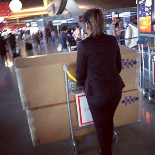 Свадебное платье Кети ТОПУРИИ привезли из Парижа в двух огромных коробках