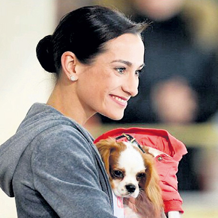 СТОЛБОВА обожает своего четвероногого друга Дени. Фото: Instagram**.com