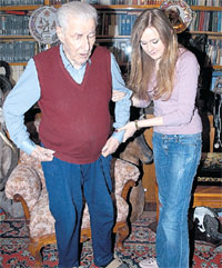 МИХАИЛ СОЛОМЕНЦЕВ: с любимой правнучкой