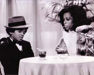 Дайана РОСС с маленьким Майклом ДЖЕКСОНОМ