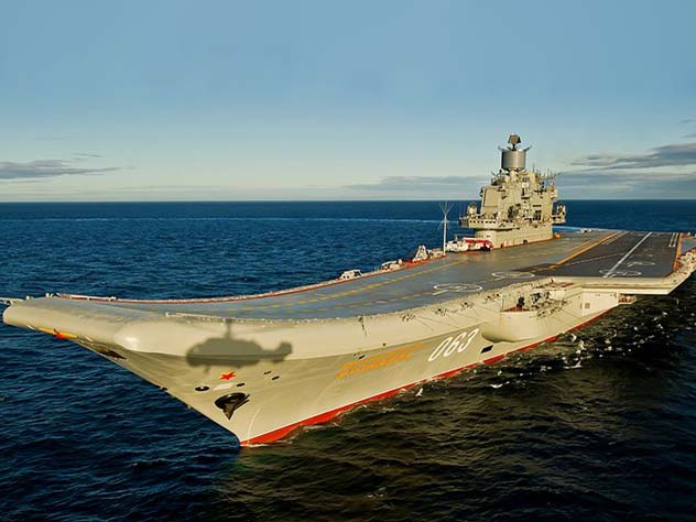 «Адмирал Флота Советского Союза Кузнецов» в 2012 году. wikipedia